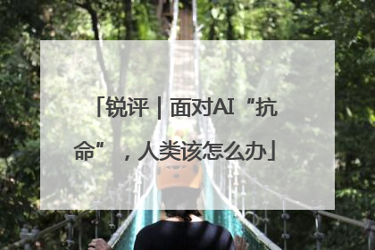锐评｜面对AI“抗命”，人类该怎么办