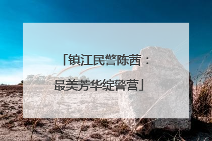 镇江民警陈茜：最美芳华绽警营