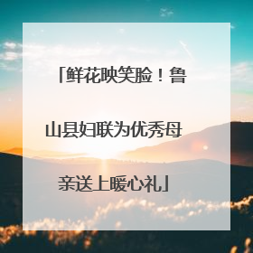 鲜花映笑脸！鲁山县妇联为优秀母亲送上暖心礼
