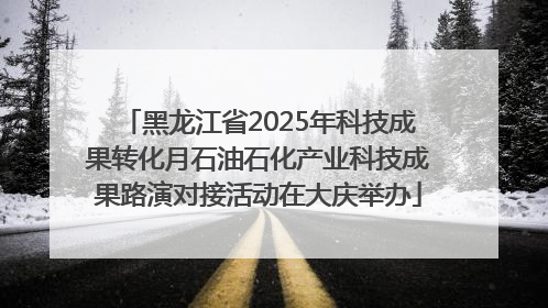 黑龙江省2025年科技成果转化月石油石化产业科技成果路演对接活动在大庆举办