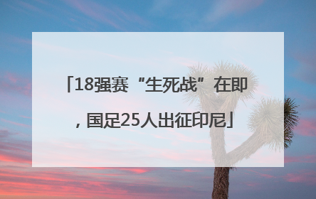 18强赛“生死战”在即，国足25人出征印尼