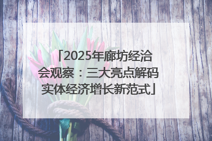 2025年廊坊经洽会观察：三大亮点解码实体经济增长新范式