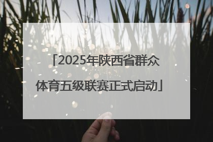 2025年陕西省群众体育五级联赛正式启动