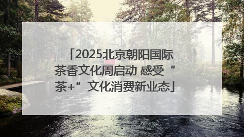 2025北京朝阳国际茶香文化周启动 感受“茶+”文化消费新业态