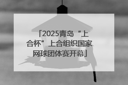 2025青岛“上合杯”上合组织国家网球团体赛开幕