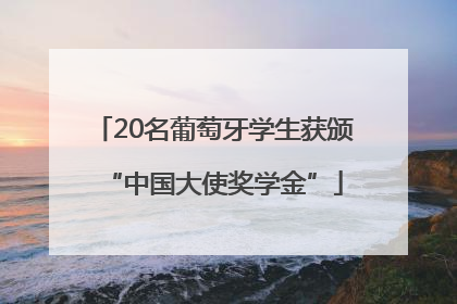 20名葡萄牙学生获颁“中国大使奖学金”