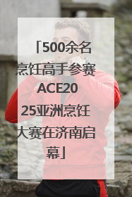 500余名烹饪高手参赛 ACE2025亚洲烹饪大赛在济南启幕